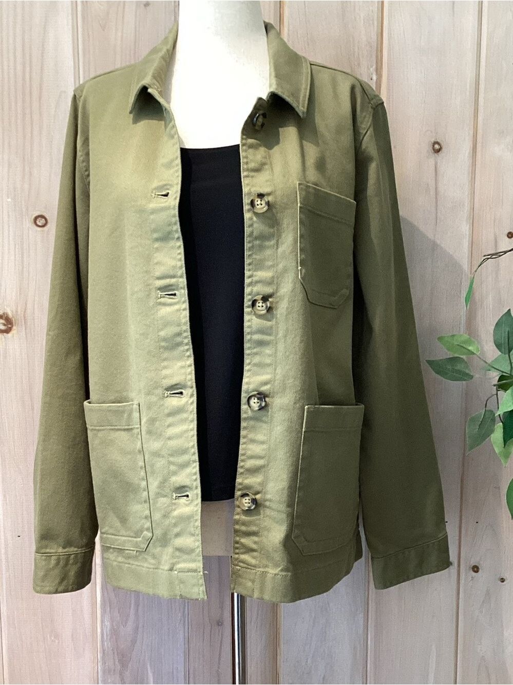 Quince organic Comfort Stretch Chore Jacket - Picture 3 of 10